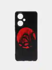 Синий меланж чехол для Tecno Camon 19 / 19 Pro, с принтом, с рисунком (Техно Камон 19 Про)