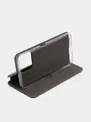 Серебряный чехол-книжка для Huawei Honor X6