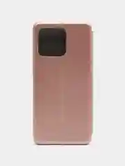 Розовый чехол-книжка для Huawei Honor X6
