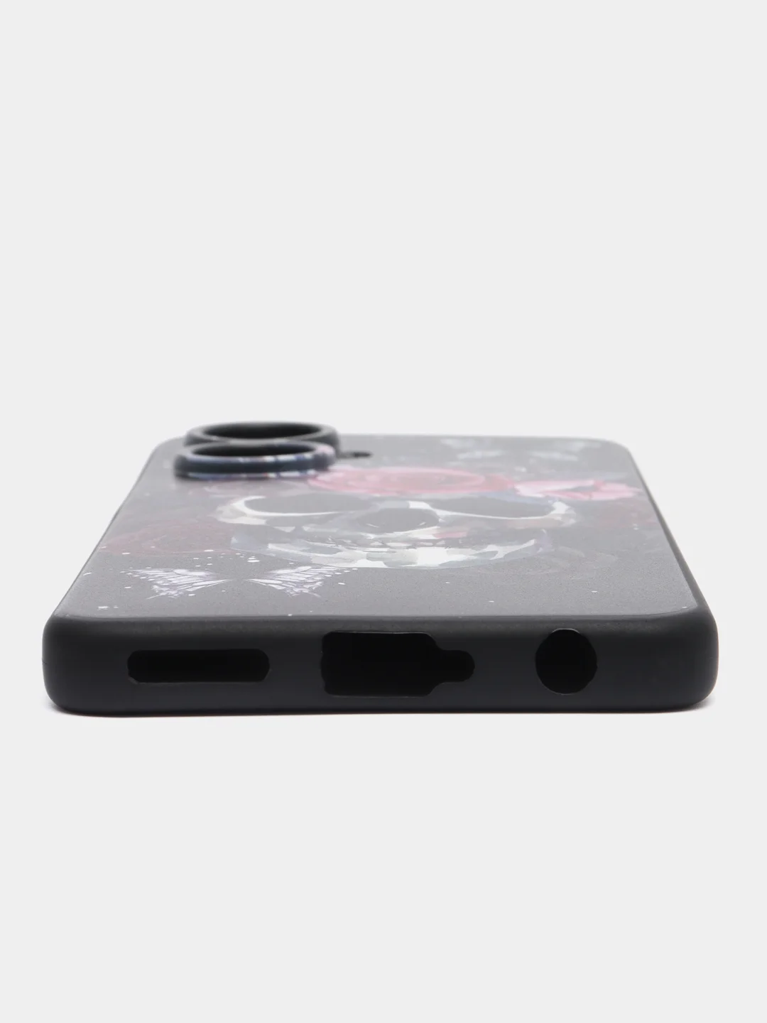 Тёмно-бордовый чехол для Tecno Camon 19 / 19 Pro, с принтом, с рисунком (Техно Камон 19 Про)