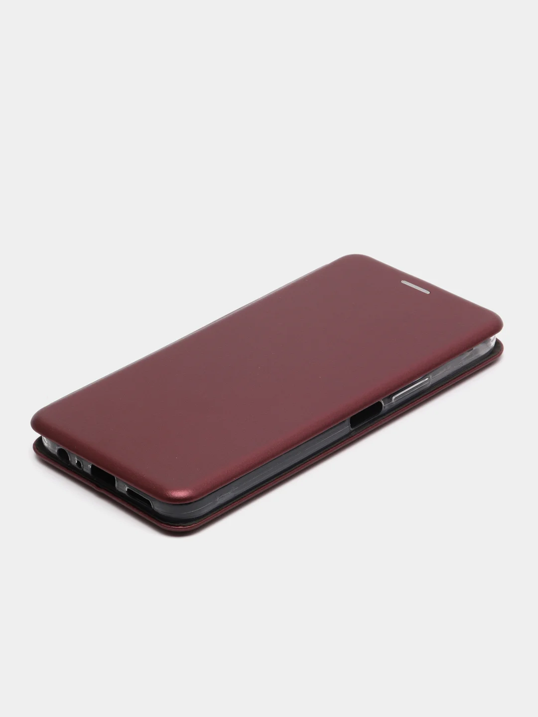 Багровый чехол-книжка для Huawei Honor X6