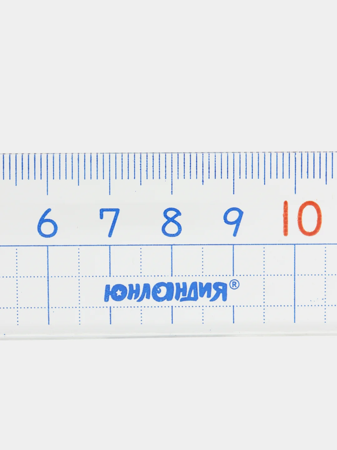 Линейка пластиковая школьная измерительная для черчения 15 см ЮНЛАНДИЯ "ШКОЛЬНАЯ", 210734