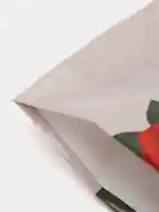 Алый пакет подарочный с пластиковой ручкой/Прочный пакет на каждый день