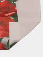 Алый пакет подарочный с пластиковой ручкой/Прочный пакет на каждый день