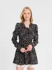 Черный платье короткое женское, летнее