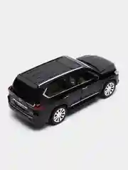 Черный модель автомобиля Lexus/Лексус 570 свет/звук
