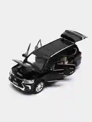 Черный модель автомобиля Lexus/Лексус 570 свет/звук