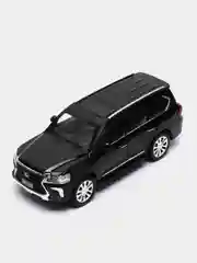Черный модель автомобиля Lexus/Лексус 570 свет/звук
