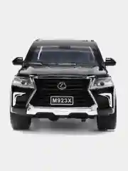 Черный модель автомобиля Lexus/Лексус 570 свет/звук