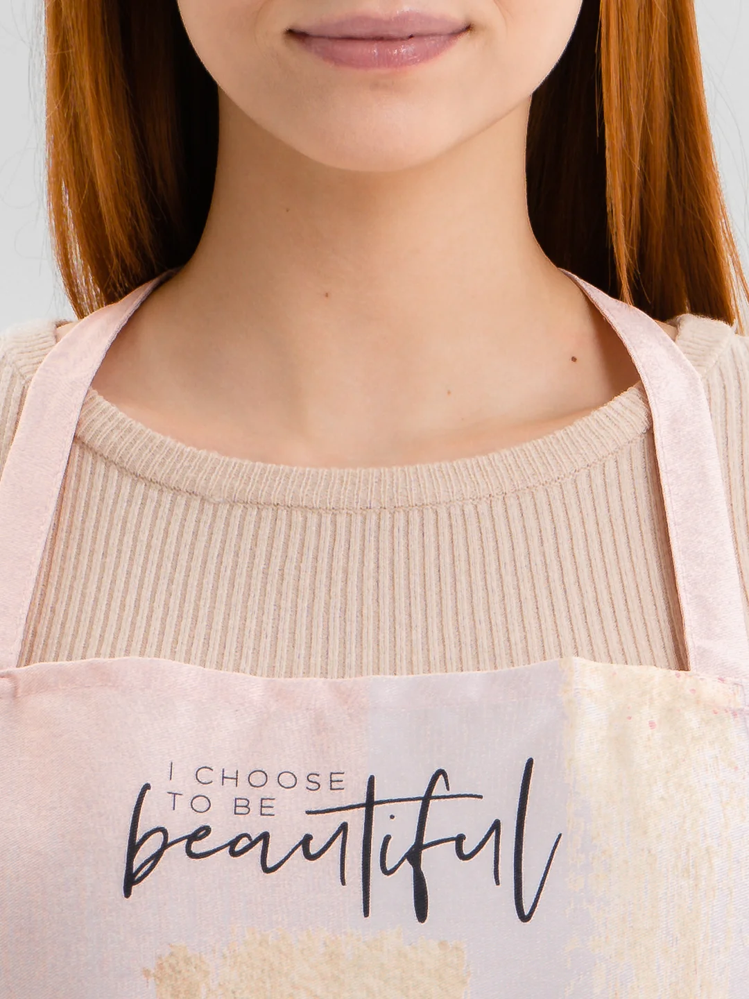 Фартук Этель Hello beautiful 70х60 см, 100% хлопок, саржа 190 г/м2