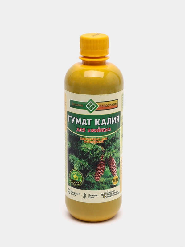 Гумат калия для хвойных растений, концентрат, 0,5 л