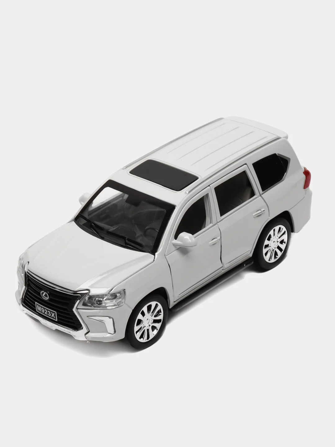 Белый модель автомобиля Lexus/Лексус 570 свет/звук
