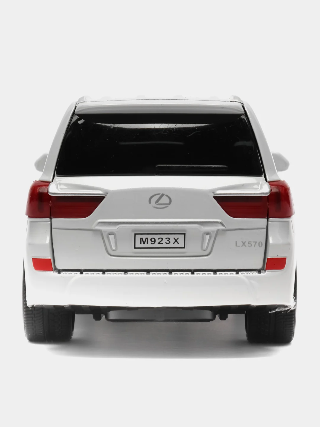 Белый модель автомобиля Lexus/Лексус 570 свет/звук
