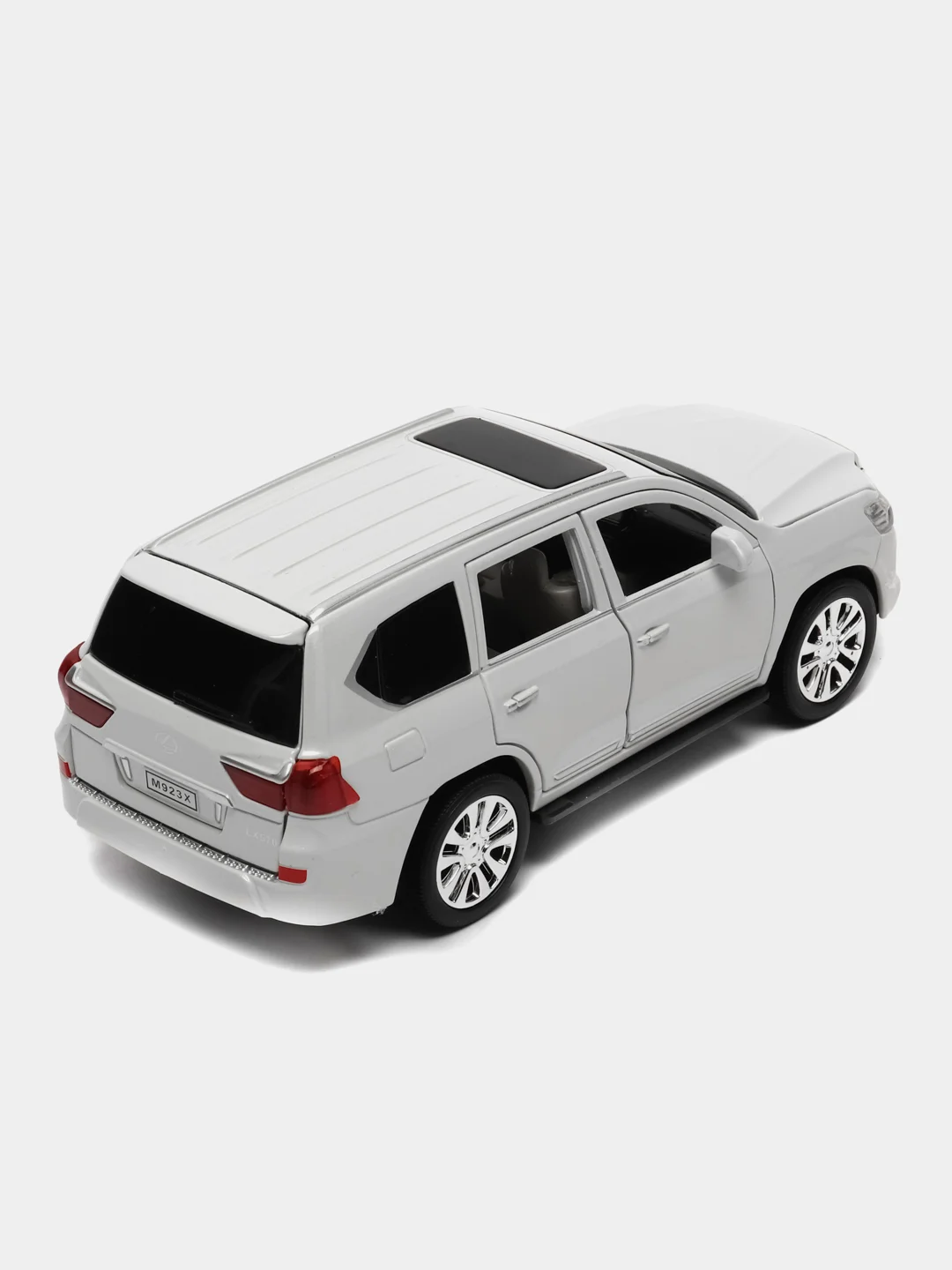 Белый модель автомобиля Lexus/Лексус 570 свет/звук