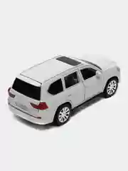 Белый модель автомобиля Lexus/Лексус 570 свет/звук