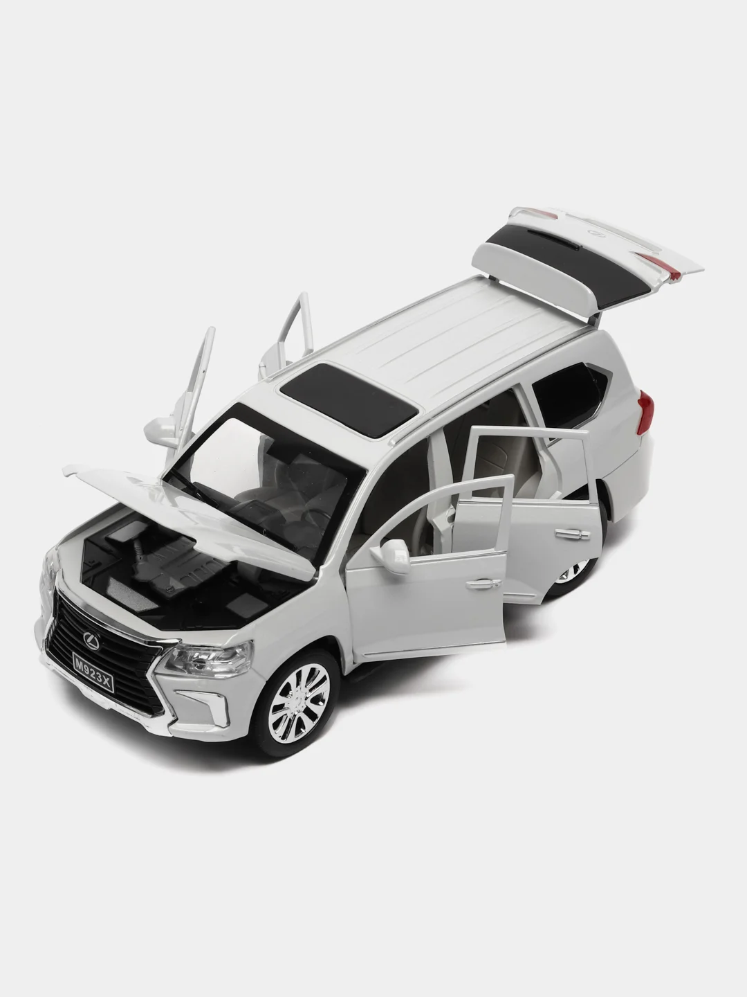 Белый модель автомобиля Lexus/Лексус 570 свет/звук