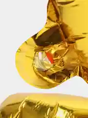 Зеленый воздушный шар-цифра  Золото 81 см