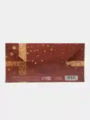 Багровый конверт-открытка для денег, подарочный "С Днём рождения"