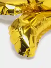 Лайм воздушный шар-цифра  Золото 81 см