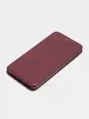 Бордовый чехол-книжка для Huawei Honor 7 / Хонор 7, экокожи