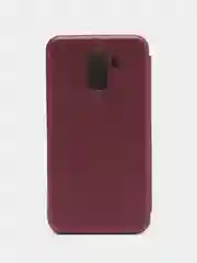 Бордовый чехол-книжка для Huawei Honor 7 / Хонор 7, экокожи