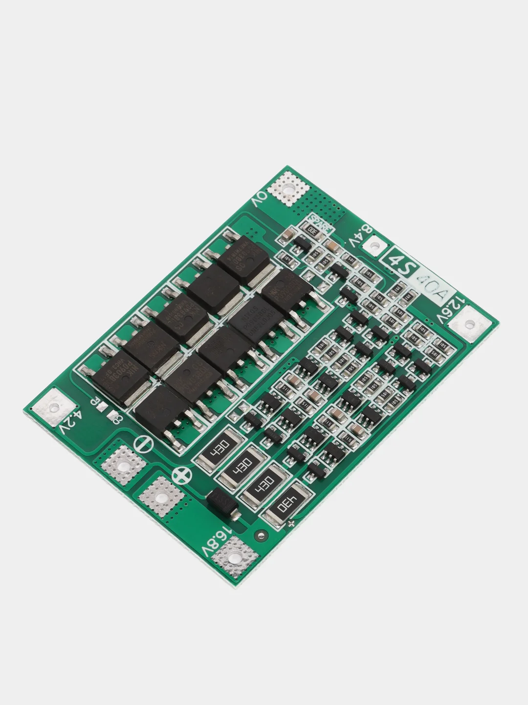 BMS плата защиты 4S li-ion 18650 16.8V 40A