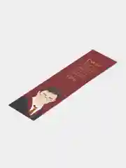 Бордовый набор закладок для книг "Факультеты Хогвартс" по мотивам фильма Гарри Поттер, 5 штук