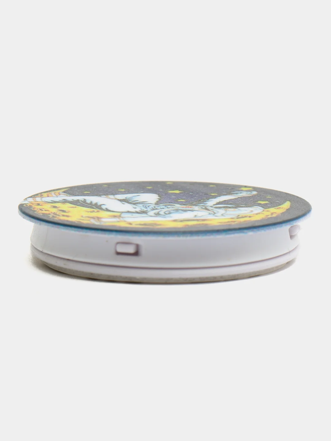 Светло-синий держатель для телефона PopSocket (попсокет), с рисунками