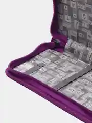 Фиолетовый пенал школьный, 1 отделение