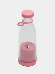 Розовый бутылка-блендер для смузи