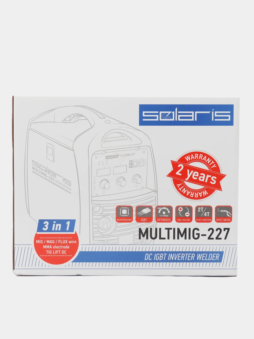 Сварочный полуавтомат SOLARIS MULTIMIG 227 солярис 227 мультимиг