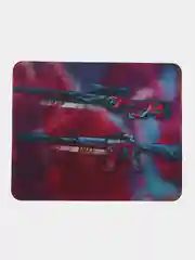 Фуксия коврик для мыши компьютерный CS 2 CS GO Counter Strike CS2 250х200 мм для мышки оружие