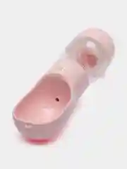 Розовый дорожная поилка, прогулочная поилка, кормушка для собак и кошек, с клапаном для воды