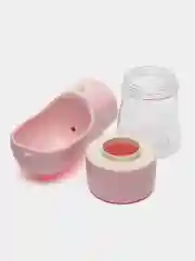 Розовый дорожная поилка, прогулочная поилка, кормушка для собак и кошек, с клапаном для воды