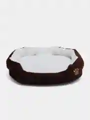 Коричневый лежанка для собаки и кошки, со съемной подушкой, 40 х 45 см