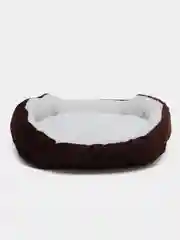 Коричневый лежанка для собаки и кошки, со съемной подушкой, 40 х 45 см