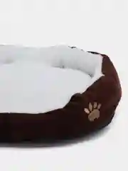 Коричневый лежанка для собаки и кошки, со съемной подушкой, 40 х 45 см