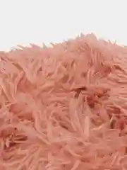Розовый лежанка мягкая, круглая, для собак и кошек, плюшевая