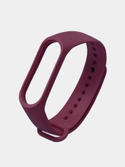 Силиконовый ремешок Xiaomi Mi Band 3, Mi Band 4 (Сяоми Ми Бэнд 3, Ми Бэнд 4)