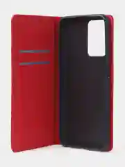 Красный чехол-книжка для Realme 9 (5G) / Realme 9 Pro (5G) из нубука Super Creative
