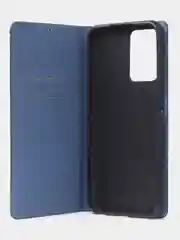 Синий чехол-книжка для Realme 9 (5G) / Realme 9 Pro (5G) из нубука Super Creative