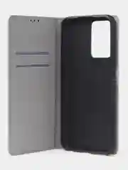 Тёмно-серый чехол-книжка для Realme 9 (5G) / Realme 9 Pro (5G) из нубука Super Creative
