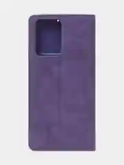 Фиолетовый чехол-книжка для Realme 9 (5G) / Realme 9 Pro (5G) из нубука Super Creative