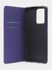 Фиолетовый чехол-книжка для Realme 9 (5G) / Realme 9 Pro (5G) из нубука Super Creative