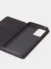 Черный чехол-книжка для Realme 9 (5G) / Realme 9 Pro (5G) из нубука Super Creative