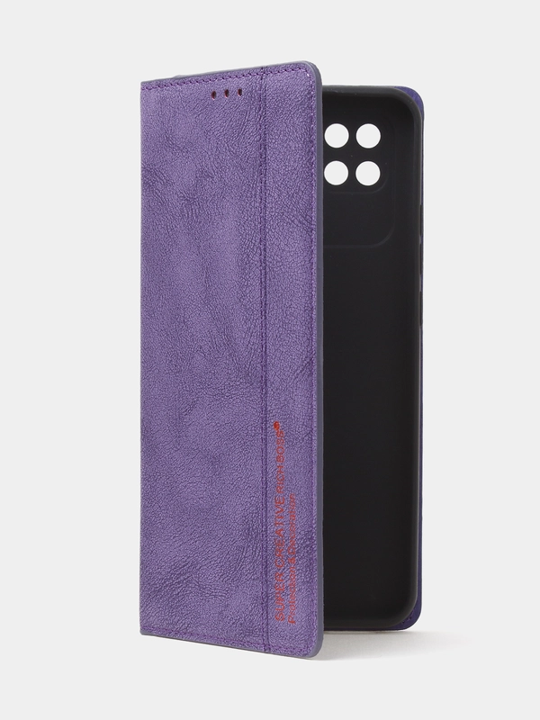 Чехол-книжка для Redmi 10C, Poco C40, из нубука, Super Creative