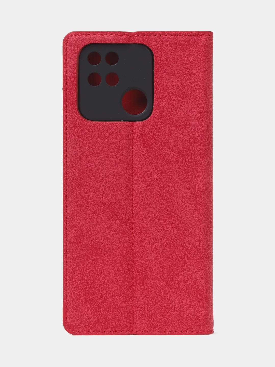 Красный чехол-книжка для Redmi 10C, Poco C40, из нубука, Super Creative
