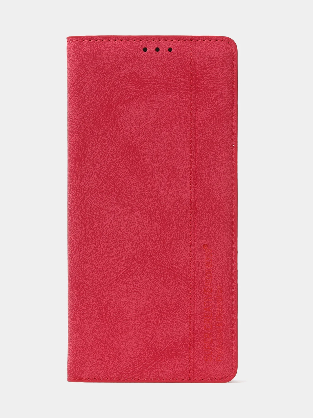 Красный чехол-книжка для Redmi 10C, Poco C40, из нубука, Super Creative