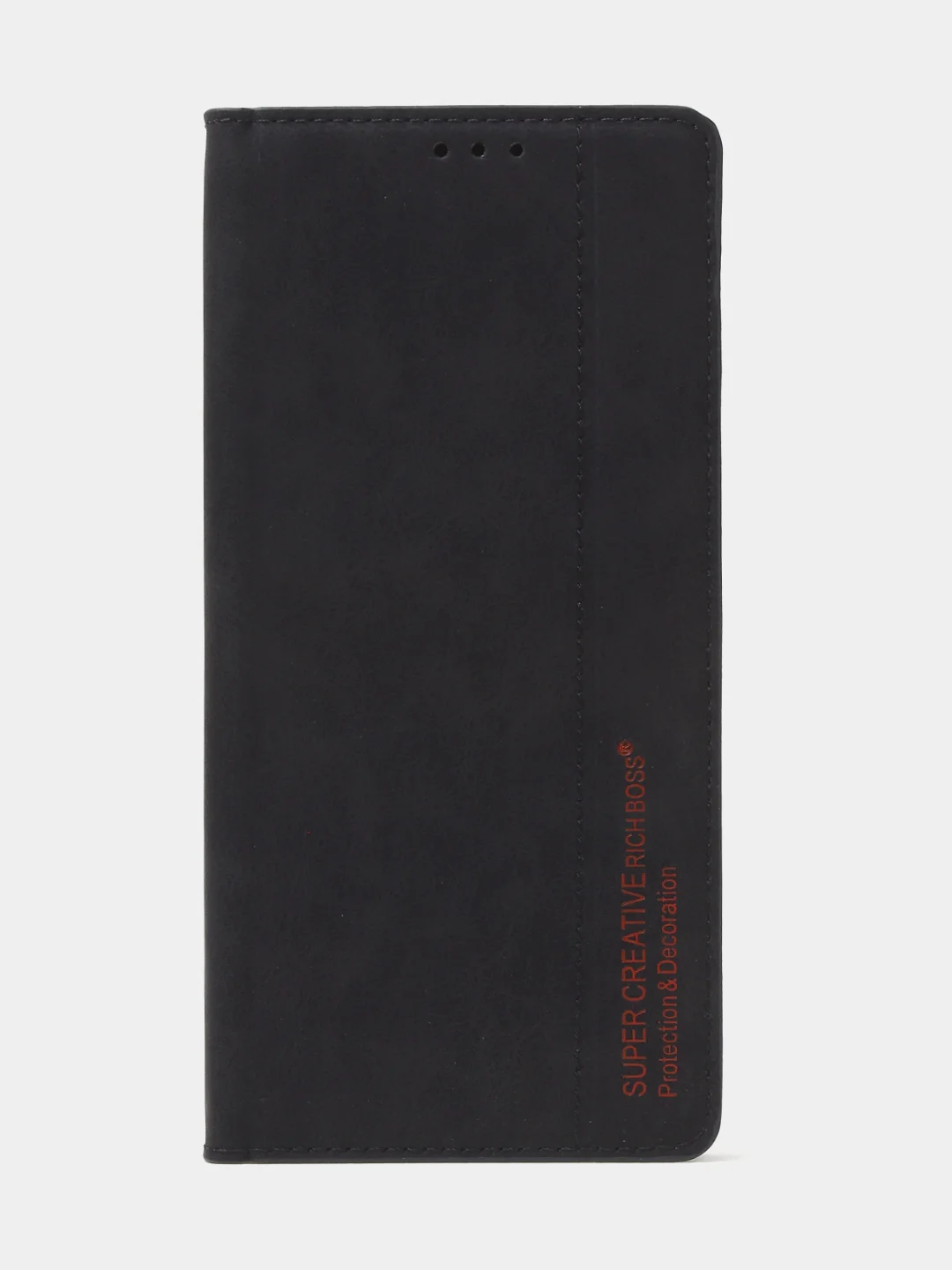 Черный чехол-книжка для Redmi 10C, Poco C40, из нубука, Super Creative