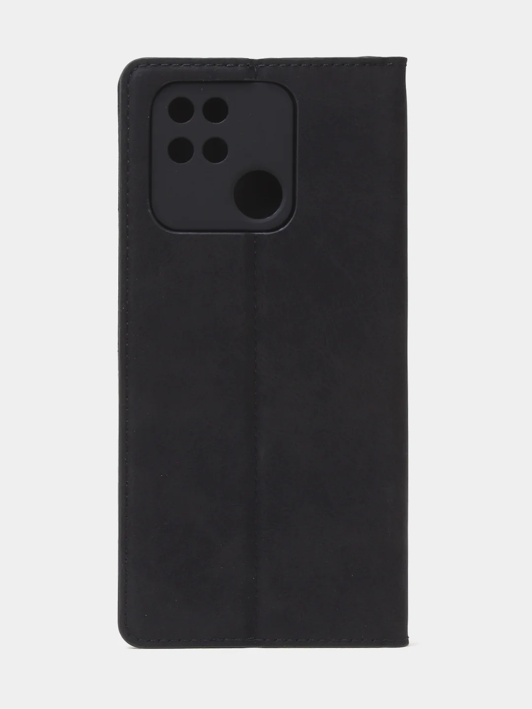 Черный чехол-книжка для Redmi 10C, Poco C40, из нубука, Super Creative